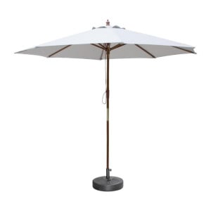 Black 20L Bolero Parasol Base: Stability and practicality