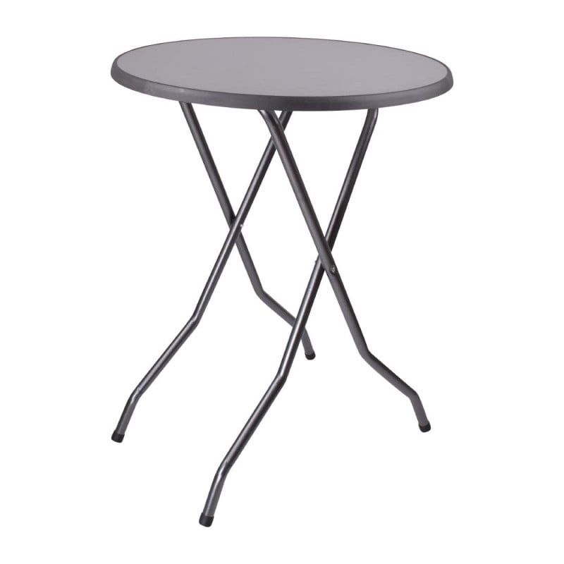 Mesa alta redonda dobrável 85cm design e robusta Mesa alta redonda dobrável 85cm design e robusta