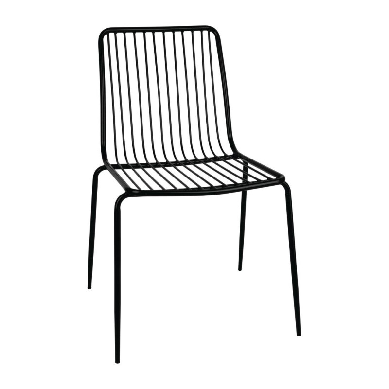 Cadeiras em fios de aço Bolero - Estilo industrial moderno Cadeiras em fios de aço Bolero - Estilo industrial moderno