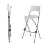 Bolero High Folding Stools - Set of 2 in sturdy steel