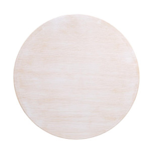 Vintage White Round Table Top 600 mm Bolero DY729