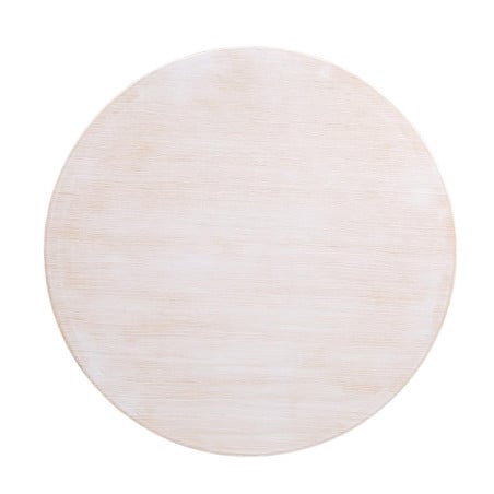 Plateau de Table Rond Blanc Vintage 600 mm Bolero DY729