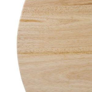 Tabuleiro de Mesa Redondo em Madeira Natural 600 mm Bolero DY738 - Essencial Cozinha Profissional