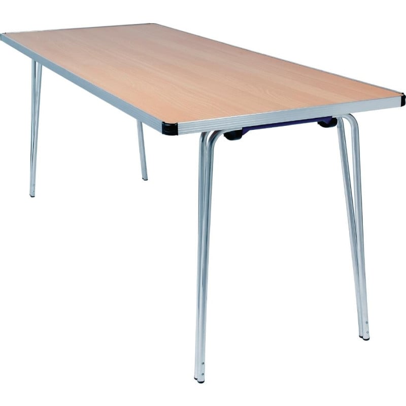 Mesa Dobrável Efeito Faia Contorno 1830mm - Prática e Robusta Mesa Dobrável Efeito Faia Contorno 1830mm - Prática e Robusta