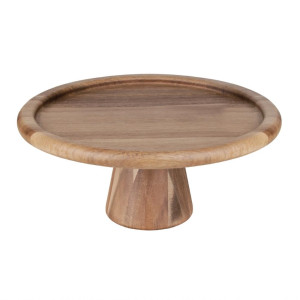 Acacia Olympia Cake Stand: Natural Elegance & Environmental Respect