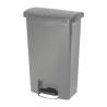 Poubelle à Pédale Frontale Grise 50L - Higiênico & Prático | Rubbermaid