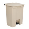 Contêiner com Pedal Bege 68 L Rubbermaid Step-On: Qualidade e Praticidade