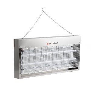 Dedetizador LED 20W Inox Escovado - Eazyzap: Solução profissional eficiente