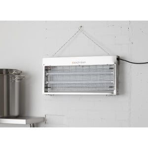 Dedetizador LED 20W Inox Escovado - Eazyzap: Solução profissional eficiente