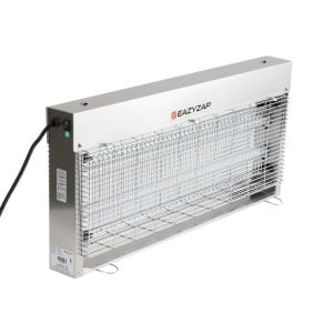 Dedetizador LED 20W Inox Escovado - Eazyzap: Solução profissional eficiente