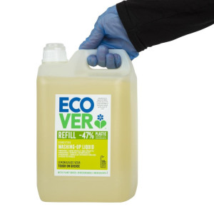 Detergente Concentrado de Limão e Aloe Vera 5L Ecover: Limpa e cuida da sua louça