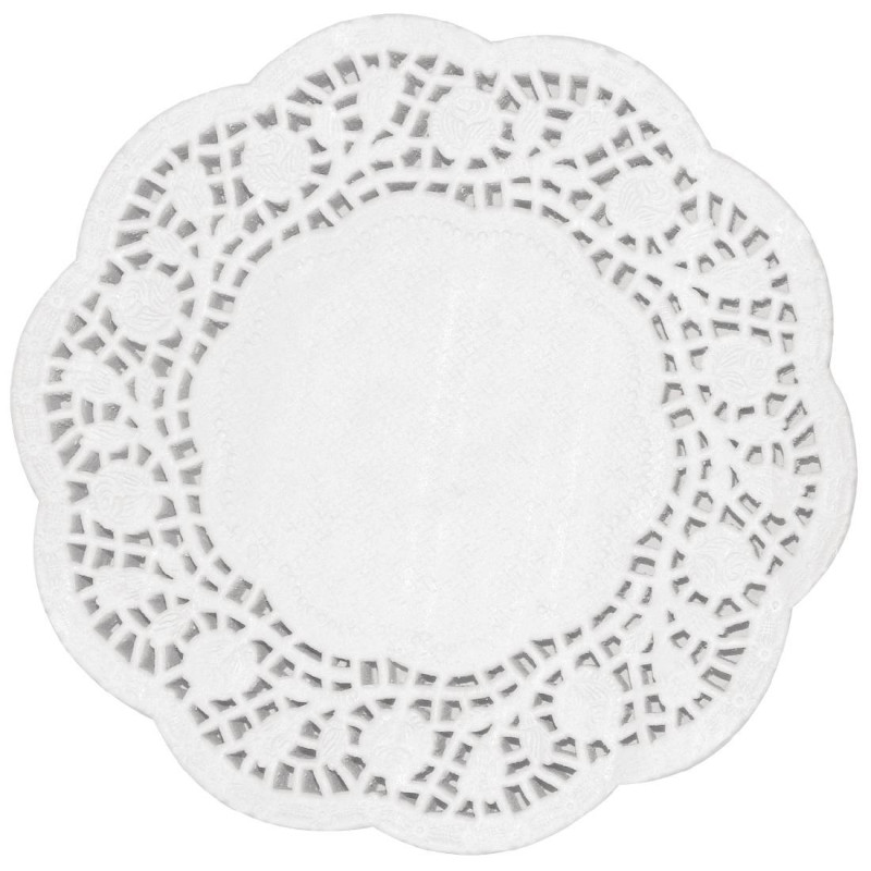 Round paper doilies 240 mm Pack of 250 Olympia - Elegance and practicality