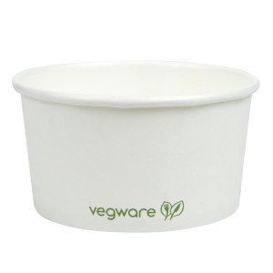 Taças de sopa/sorvete compostáveis 170ml - Lote 1000 Vegware