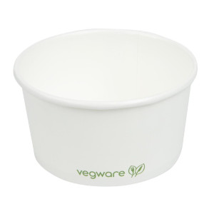 Taças de sopa/sorvete compostáveis 170ml - Lote 1000 Vegware