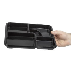 Plateaux repas recyclables Faerch 263 x 201 mm - Lot de 90