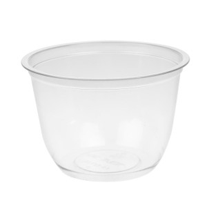 Potes Transparentes PET Recicláveis 227 ml - Destaque as suas criações culinárias!