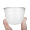 Recyclable 227 ml Transparent PET Pots - Showcase your culinary creations!