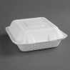 Caixas compostáveis Bagasse 223mm - Lote de 200, ecologicamente responsáveis