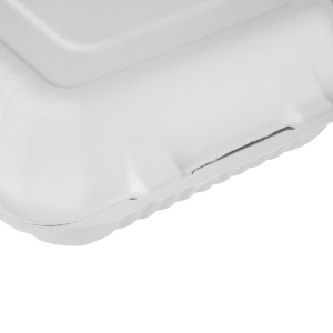 Boîtes compostables Bagasse 223mm - Lot de 200, écoresponsables