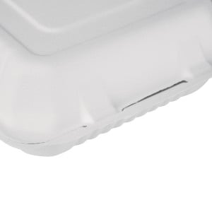 Caixas compostáveis Bagasse 223mm - Lote de 200, ecologicamente responsáveis