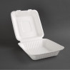 Caixas compostáveis Bagasse 223mm - Lote de 200, ecologicamente responsáveis