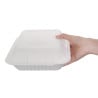 Compostable Bagasse Boxes 223mm - Pack of 200, eco-friendly