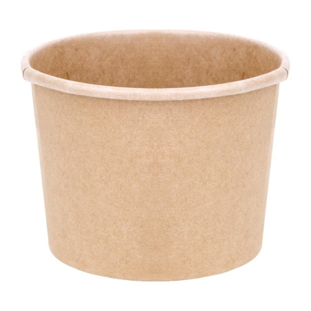 Soup Pots 340 ml 98 mm - Pack of 500 in Kraft Cardboard