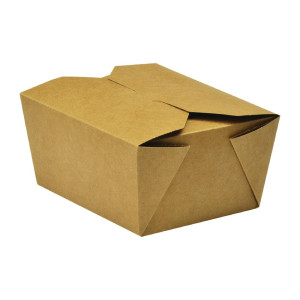Boîtes Alimentares em Cartão Compostável No.1 700 ml - Lote de 450 - Vegware Eco