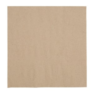 Guardanapos de lanche reciclados 2 dobras 330 mm Kraft - Pacote com 2000