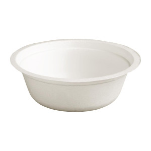 Copos Redondos Compostáveis de Bagasse 350ml - Lote 50 Fiesta Green