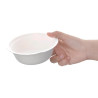 Round Compostable Bagasse Bowls 350ml - Pack of 50 Fiesta Green