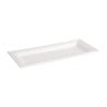 Assiettes Rectangulaires Compostables Bagasse 258mm