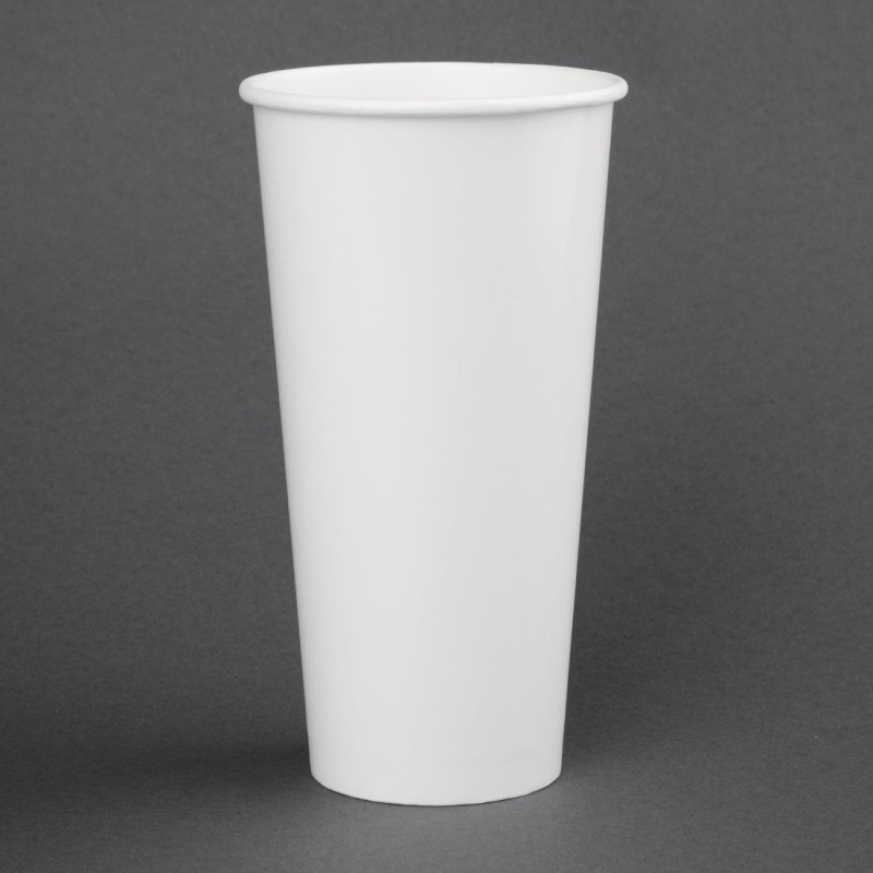 Copos Bebidas Frias Papel 625ml 90mm - Lote 1000 recicláveis, elegantes & práticos