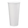 Copos de papel para bebidas frias de 625ml 90mm - Lote de 1000 recicláveis, elegantes e práticos.