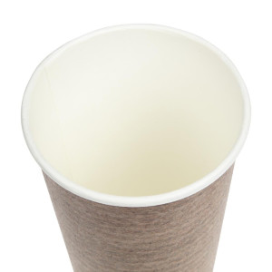 Copos para bebidas quentes de parede dupla compostáveis de 455 ml - Conjunto de 500 da Vegware