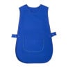 Avental tipo bata com bolso azul royal - Whites Chefs Clothing