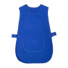 Tabard apron with royal blue pocket - Whites Chefs Clothing