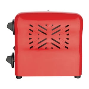 Red Rowlett Rutland 2-Slice Toaster - FAST & COMPACT!