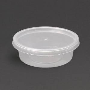 Recipientes para Molho para Micro-ondas 50ml - Lote de 100: Prático e resistente em plástico transparente