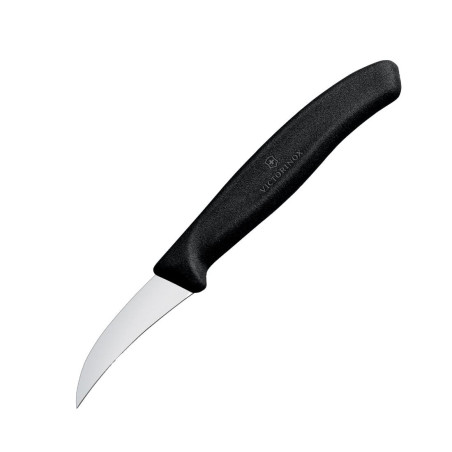 Faca de bico de pássaro Victorinox 8cm preta: precisão e conforto garantidos