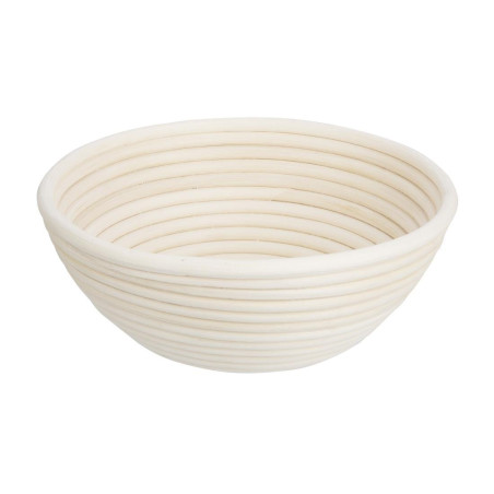 Round Rattan Fermentation Basket 220 x 80 mm Professional Kitchen Vogue