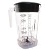 Stackable pitcher with lid for 2L Waring blender: versatile and durable