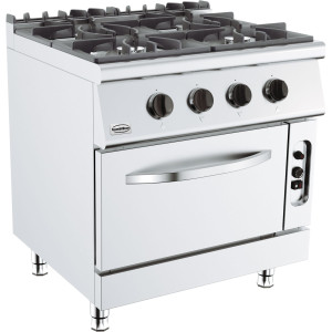 Forno Profissional 700 com Forno a Gás - 4 Queimadores - CombiSteel