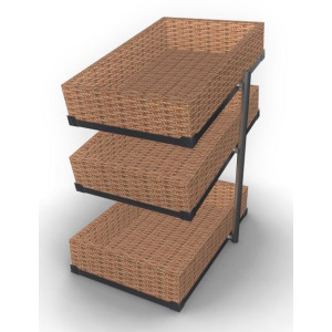 Cesto de pão 3 prateleiras GN 1/1 - L 335 x P 620 mm - CombiSteel