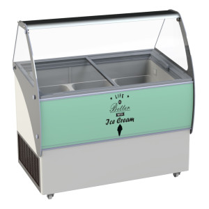 Vitrina de gelo - Estática - 13 x 5 L - CombiSteel