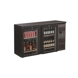 Frigorífico de Bar Traseiro com 2 Portas de Vidro - 350 L - CombiSteel