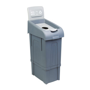 Caixote do lixo de reciclagem 80 L - Metal - CombiSteel