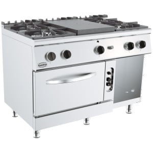 Fourneau Professionnel 700 - 4 Queimadores e Forno a Gás - CombiSteel