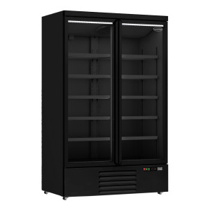 Vitrine Refrigerada Positiva 2 Portas Preto - 1000L | CombiSteel