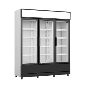 Vitrina refrigerada de bebidas de 3 portas de vidro 1065L Combisteel - Alta capacidade, qualidade premium